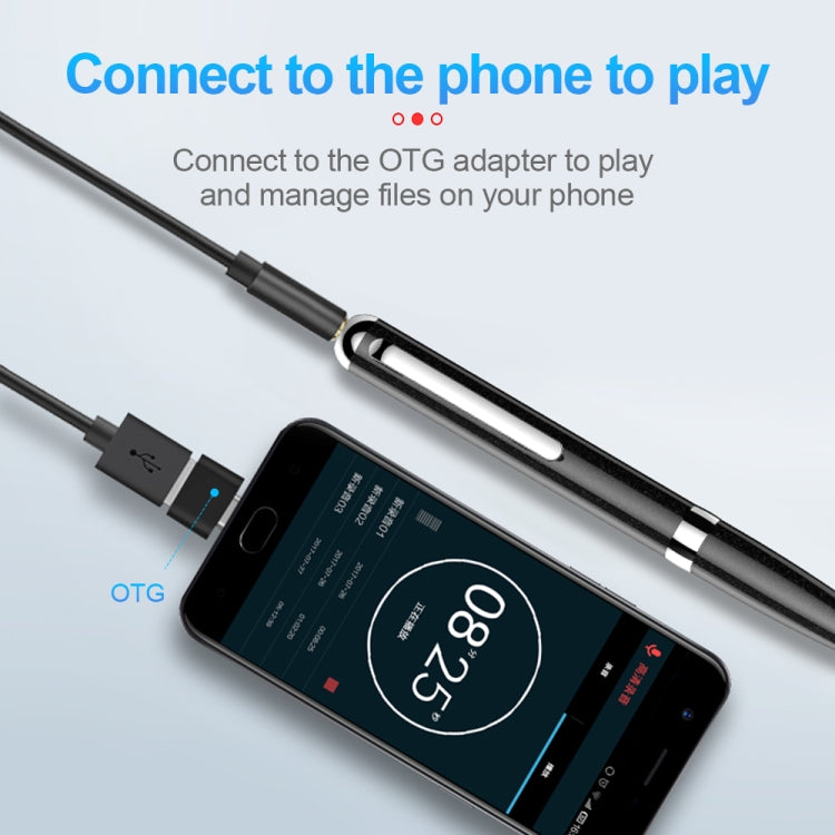 Stylo d'enregistrement numérique à réduction de bruit HD intelligent Q96, 4 Go, 8 Go, 16 Go, 32 Go, 64 Go