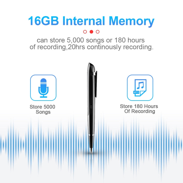 Stylo d'enregistrement de conférence à réduction de bruit HD AI intelligent Q9 avec commande vocale, 4 Go, 8 Go, 16 Go, 32 Go