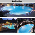 Projecteur LED mural en acier inoxydable pour piscine, éclairage paysager sous-marin, 6W, 9W, 12W, 18W, 24W, 36W, 54W