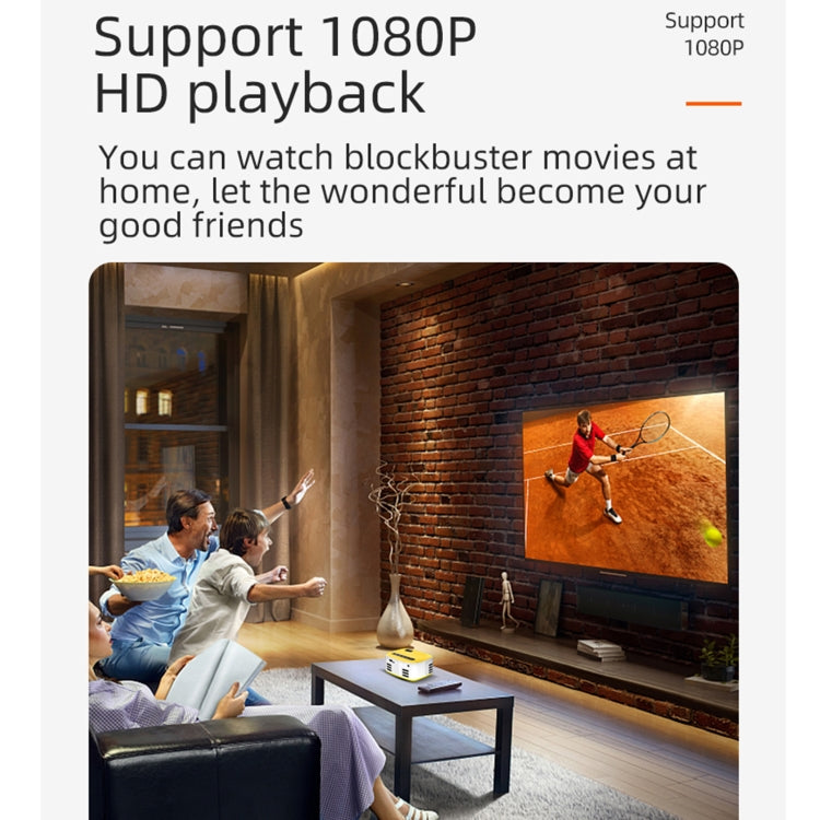 Projecteur numérique HD LED portable T20 320x240 400 lumens pour home cinéma, version même écran, prise US, version même écran, prise EU, version même écran, prise UK, version même écran, prise AU, version même écran
