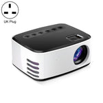 Projecteur numérique HD LED portable T20 320x240 400 lumens pour home cinéma, version même écran, prise US, version même écran, prise EU, version même écran, prise UK, version même écran, prise AU, version même écran