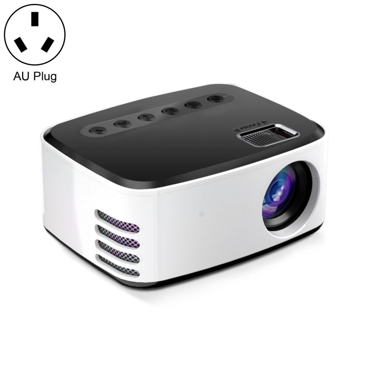 Projecteur numérique HD LED portable T20 320x240 400 lumens pour home cinéma, version même écran, prise US, version même écran, prise EU, version même écran, prise UK, version même écran, prise AU, version même écran