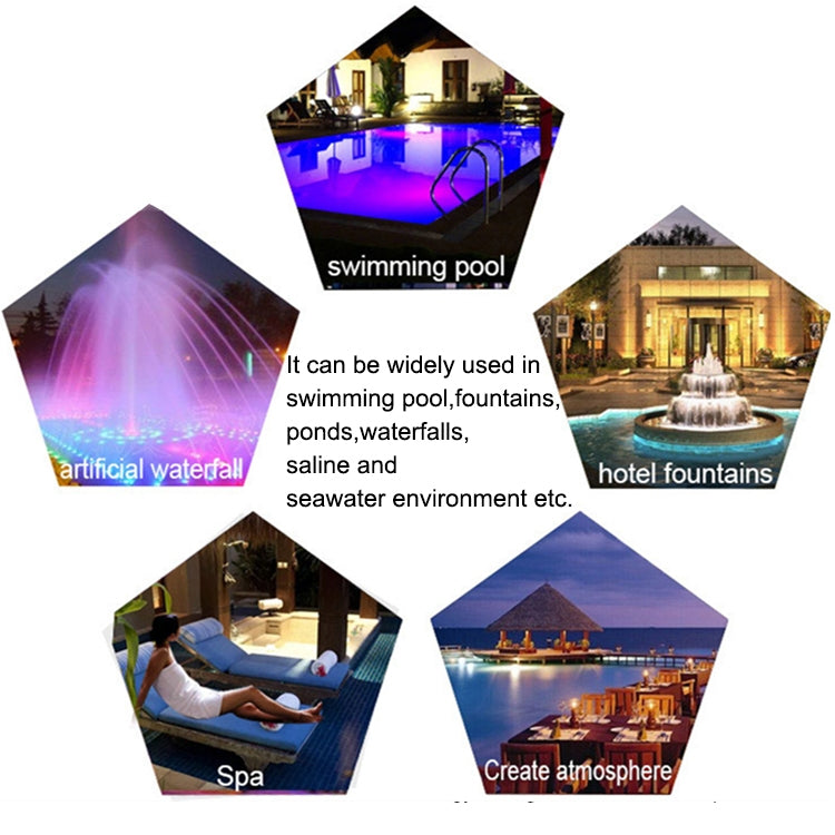 Projecteur mural LED en acier inoxydable pour piscine, lumière sous-marine paysagère, 6 W, 9 W, 12 W, 15 W, 18 W, 24 W, 36 W