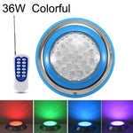 Projecteur mural LED en acier inoxydable pour piscine, lumière sous-marine paysagère, 6 W, 9 W, 12 W, 15 W, 18 W, 24 W, 36 W