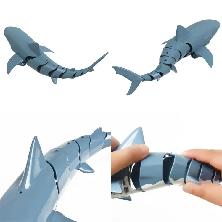 MoFun H151-1 Requin de simulation étanche avec télécommande 4 canaux 2,4 GHz, H151-1
