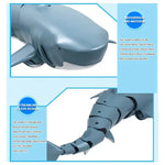 MoFun H151-1 Requin de simulation étanche avec télécommande 4 canaux 2,4 GHz, H151-1