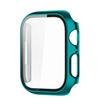 Coque de protection antichoc en PC avec placage électrolytique et film de verre trempé, pour Apple Watch Series 9 / 8 / 7 41mm, pour Apple Watch Series 9 / 8 / 7 45mm