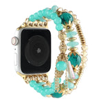 Pearl Strap Watchband For Apple Watch Series, 7 41mm / 6&SE&5&4 40mm / 3&2&1 38mm, 7 45mm / 6&SE&5&4 44mm / 3&2&1 42mm