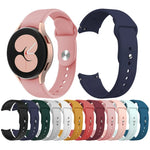 For Samsung Galaxy Watch4 40&44mm/Watch4 Classic 42&46mm Silicone Reverse Buckle Watchband