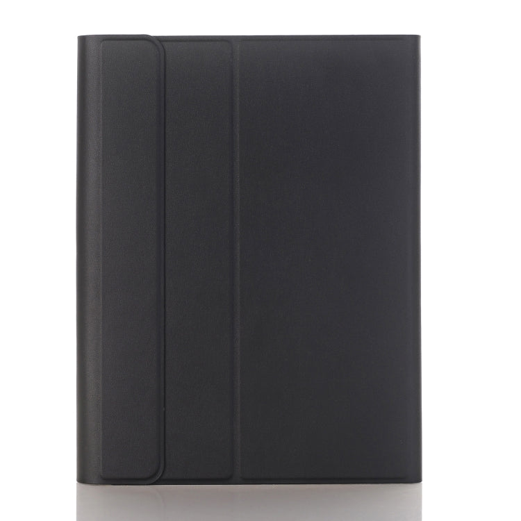 A07B-A Étui en cuir avec clavier Bluetooth à capuchons carrés et texture en peau d'agneau et commande tactile pour iPad, pour iPad 9.7 2018 & 2017 / Pro 9.7 pouces / Air 2, pour iPad Pro 10.5 pouces / 10.2 2021 & 2020 & 2019 / Air 3
