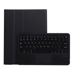 A07B-A Étui en cuir avec clavier Bluetooth à capuchons carrés et texture en peau d'agneau et commande tactile pour iPad, pour iPad 9.7 2018 & 2017 / Pro 9.7 pouces / Air 2, pour iPad Pro 10.5 pouces / 10.2 2021 & 2020 & 2019 / Air 3