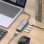 Hub multifonction amalink 95123D Type-C / USB-C vers HDMI + 3 ports USB + PD 3.0, 95123D