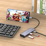 Hub multifonction amalink 95123D Type-C / USB-C vers HDMI + 3 ports USB + PD 3.0, 95123D