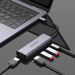 Hub multifonction amalink 95126 Type-C / USB-C vers double HDMI + 2 ports USB + PD 3.0, 95126