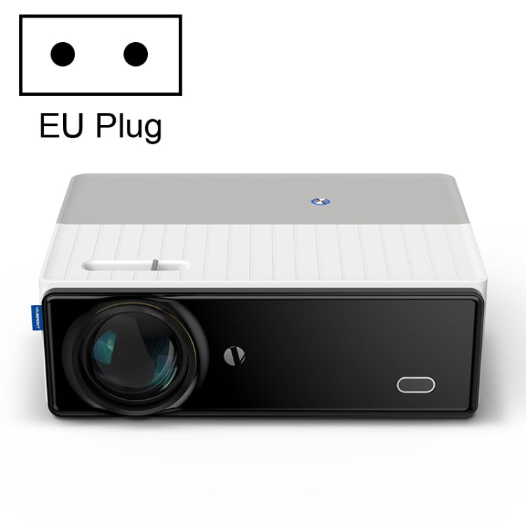 Projecteur numérique HD LCD + LED D5000 1920x1080P 420ANSI 6000 lumens, version basique, miroir d’écran, Android 9.0