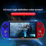 Console de jeu portable classique X16 avec écran de 6,5 pouces et 8 Go de mémoire, X16 8 Go 6,5 pouces