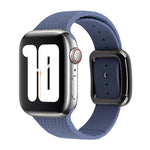 Bracelet de montre en silicone à boucle noire pour Apple Watch Series, 7 41 mm / 6&SE&5&4 40 mm / 3&2&1 38 mm