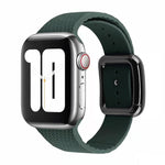 Bracelet de montre en silicone à boucle noire pour Apple Watch Series, 7 41 mm / 6&SE&5&4 40 mm / 3&2&1 38 mm