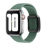 Bracelet de montre en silicone à boucle noire pour Apple Watch Series, 7 41 mm / 6&SE&5&4 40 mm / 3&2&1 38 mm