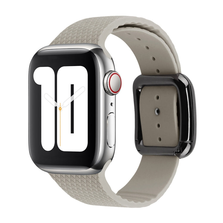 Bracelet de montre en silicone à boucle noire pour Apple Watch Series, 7 41 mm / 6&SE&5&4 40 mm / 3&2&1 38 mm