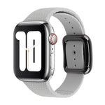 Bracelet de montre en silicone à boucle noire pour Apple Watch Series, 7 41 mm / 6&SE&5&4 40 mm / 3&2&1 38 mm