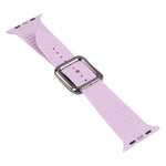 Bracelet de montre en silicone à boucle noire pour Apple Watch Series, 7 41 mm / 6&SE&5&4 40 mm / 3&2&1 38 mm