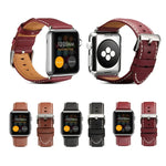 Bracelet de montre en cuir véritable, respectueux de l'environnement, pour Apple Watch Series, pour Apple Watch Series 5