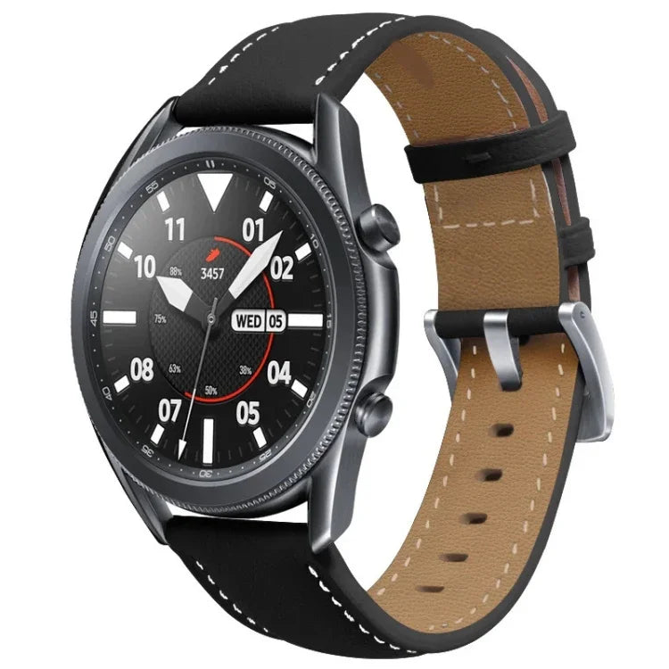 Bracelet de montre en cuir, pour Samsung Galaxy Watch4 40mm/44mm