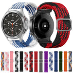 Bracelet de montre tressé en nylon élastique, pour Samsung Galaxy Gear S3, pour Samsung Galaxy Watch4 40mm/44mm