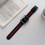 Bracelet en silicone pour Apple Watch Series, 7 41mm / 6&SE&5&4 40mm / 3&2&1 38mm, 7 45mm / 6&SE&5&4 44mm / 3&2&1 42mm