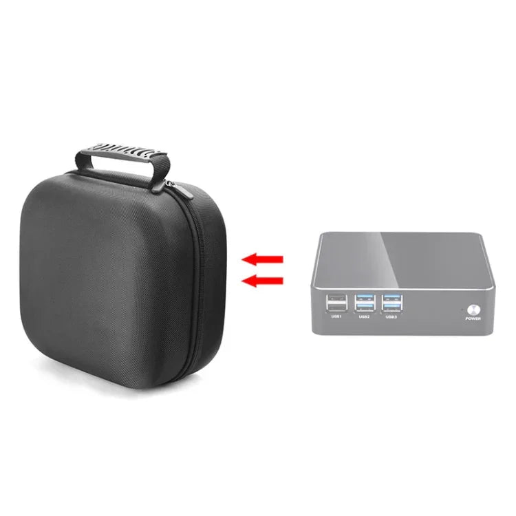 Sacoche de protection pour mini PC, compatible avec les modèles suivants : YINGCHI, Intel NUC 7i7BNH/7i3BNK, MSI Cubi N/2 N5000, TIANHONG Q3-Ti7, Topfeel T80M, Lenovo ThinkCentre M710Q, ASUS PN40, HEDY ABOX N20, HP 600G1 DM, ASUS VivoMini UN62…