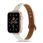 Bracelet en cuir à double rivet pour Apple Watch Series, 7 41mm / 6&SE&5&4 40mm / 3&2&1 38mm, 7 45mm / 6&SE&5&4 44mm / 3&2&1 42mm