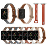 Bracelet en cuir à double rivet pour Apple Watch Series, 7 41mm / 6&SE&5&4 40mm / 3&2&1 38mm, 7 45mm / 6&SE&5&4 44mm / 3&2&1 42mm