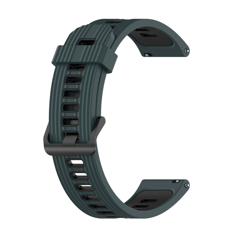Two-color Stripe Silicone Watchband, For Amazfit GTR 3/GTR 3 Pro/GTR 2, For Huawei Watch GT3 46mm