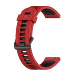 Two-color Stripe Silicone Watchband, For Amazfit GTR 3/GTR 3 Pro/GTR 2, For Huawei Watch GT3 46mm
