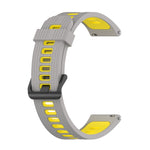 Two-color Stripe Silicone Watchband, For Amazfit GTR 3/GTR 3 Pro/GTR 2, For Huawei Watch GT3 46mm