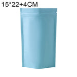 Lot de 100 sachets refermables mats en aluminium pour snacks, 14x20+4cm, 15x22+4cm, 16x24+4cm, 18x26+4cm