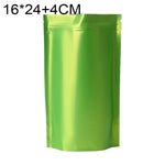 Lot de 100 sachets refermables mats en aluminium pour snacks, 14x20+4cm, 15x22+4cm, 16x24+4cm, 18x26+4cm