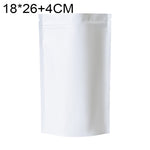 Lot de 100 sachets refermables mats en aluminium pour snacks, 14x20+4cm, 15x22+4cm, 16x24+4cm, 18x26+4cm