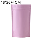 Lot de 100 sachets refermables mats en aluminium pour snacks, 14x20+4cm, 15x22+4cm, 16x24+4cm, 18x26+4cm