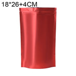 Lot de 100 sachets refermables mats en aluminium pour snacks, 14x20+4cm, 15x22+4cm, 16x24+4cm, 18x26+4cm