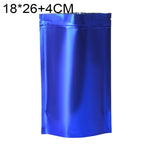 Lot de 100 sachets refermables mats en aluminium pour snacks, 14x20+4cm, 15x22+4cm, 16x24+4cm, 18x26+4cm