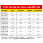Lot de 100 sacs à collation debout en papier d'aluminium mat, 20x30+5cm