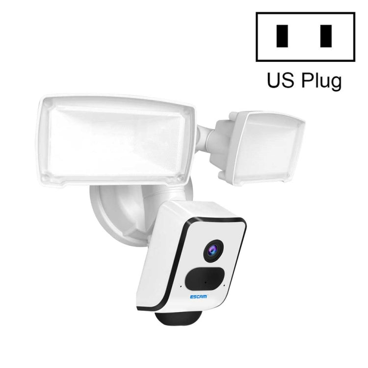Caméra IP WiFi ESCAM QF612 3 MP et projecteur, prise en charge de la vision nocturne/détection PIR, QF612