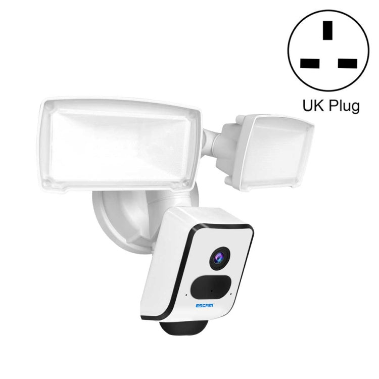 Caméra IP WiFi ESCAM QF612 3 MP et projecteur, prise en charge de la vision nocturne/détection PIR, QF612