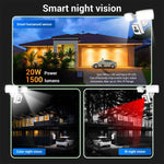 Caméra IP WiFi ESCAM QF612 3 MP et projecteur, prise en charge de la vision nocturne/détection PIR, QF612