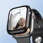 Cadre PC 2 en 1 ROCK + Protecteur d'écran en Verre Trempé, Pour Apple Watch Series 9 / 8 / 7 41mm, Pour Apple Watch Series 9 / 8 / 7 45mm