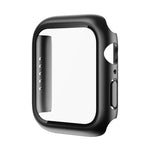Cadre PC 2 en 1 ROCK + Protecteur d'écran en Verre Trempé, Pour Apple Watch Series 9 / 8 / 7 41mm, Pour Apple Watch Series 9 / 8 / 7 45mm