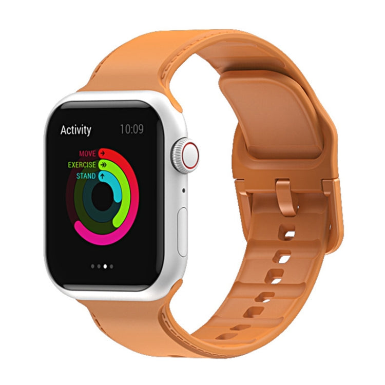 Bracelet de montre en silicone pour Apple Watch Series 7 45mm / 6&SE&5&4 44mm / 3&2&1 42mm