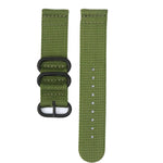 Three-ring Steel Buckle Nylon Watchband, For Suunto CORE, For Suunto 7